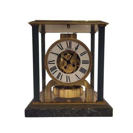 Reloj Bracket “Atmos Vendome” Jaeger Lecoultre, Mármol, Bronce Y Latón, 1962 – Suiza