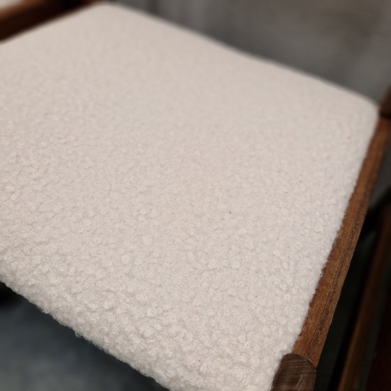 Image 1 of Set di 4 sedie danesi vintage rivestite di recente