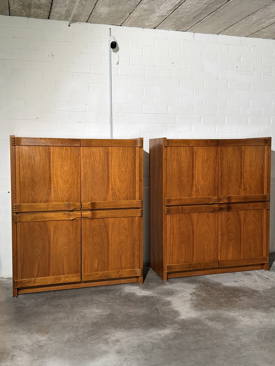 Walnut Cabinet Frans Xavier Sproll, Switzerland, 1960s – Sideboard cabinet, Wood (photo 6 of 6)