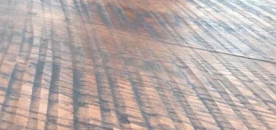 Image 1 of Robuuste gedisseld eiken Vintage 70’s Brutalist coffeetable