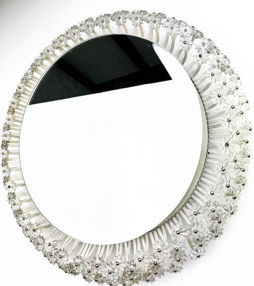 Specchio vintage Emil Stejnar con lampade