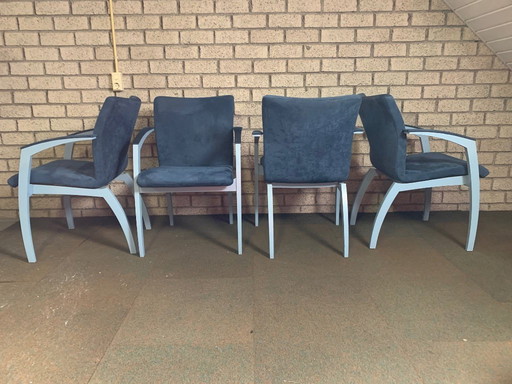 4x Leolux Camarilla Dining Room Chairs