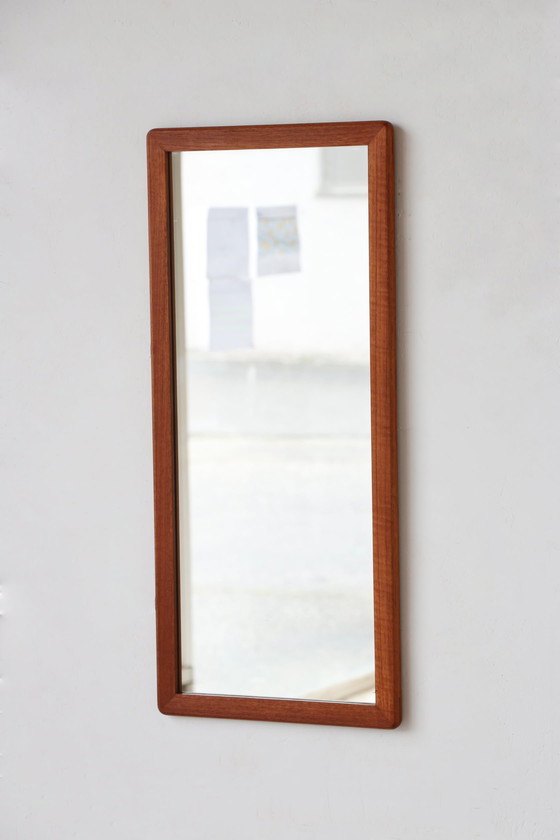 Image 1 of Rechthoekige spiegel in teak - Scandinavische stijl - 28.03.25.03