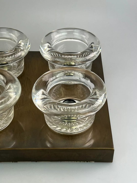 Image 1 of 60's 70's Plafonnier Applique Frères Cosack Luminaires Space Age Design