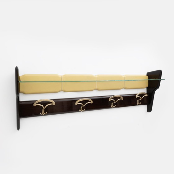 Image 1 of Attributed Ico Parisi Mid-century Modern Italian Wall Coat hanger, 1950s