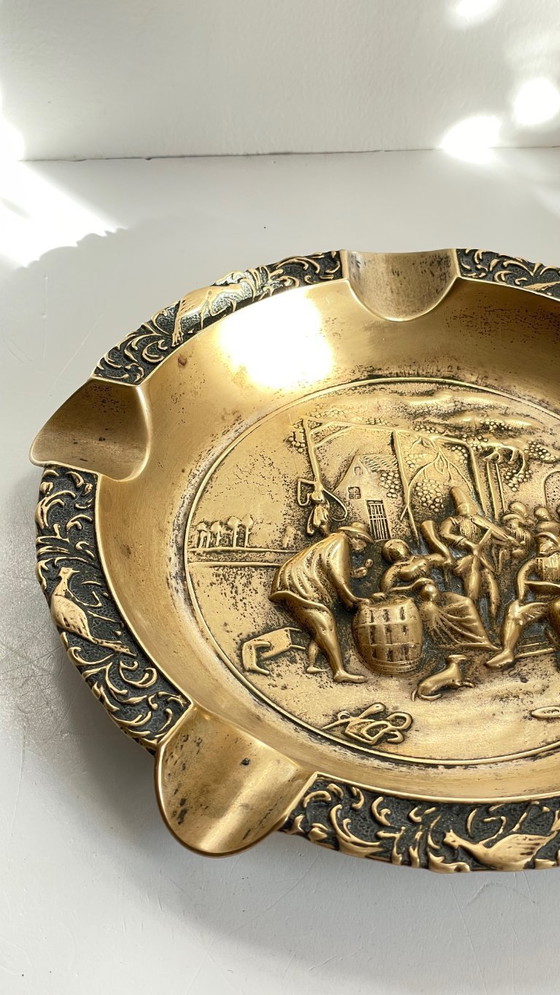 Image 1 of Posacenere vintage in ottone massiccio