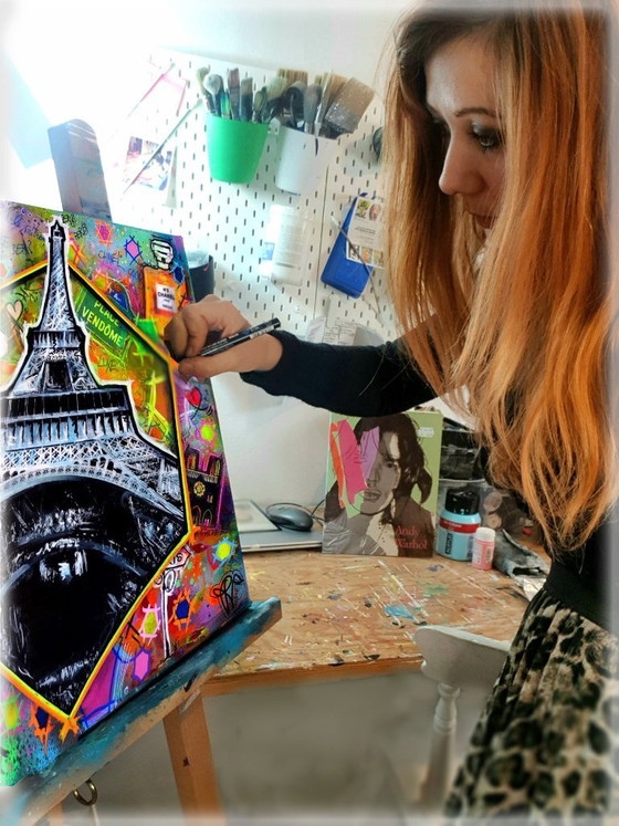 Priscilla Vettese - Adèle Love D - Artist's Painting – Paintings & Drawings, Canvas (photo 8 of 13)