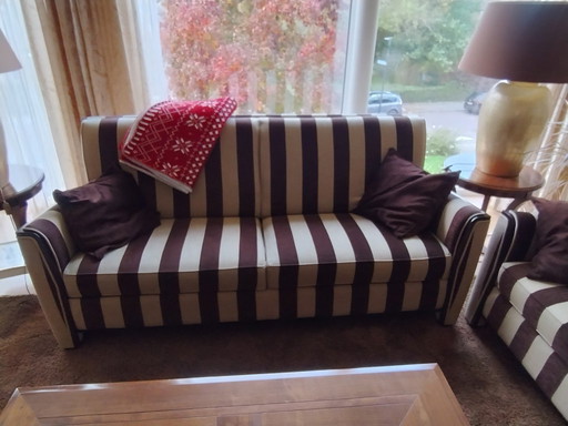 Klassisches gestreiftes Sofa Duresta