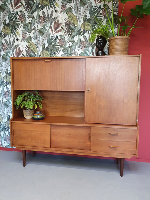 Credenza/credenza alta/mobiletto vintage. Teak, design danese.