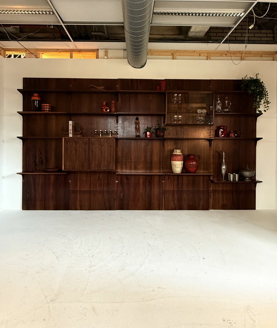 Image 1 of Système mural modulaire Vintage XL, Poul Cadovius '60