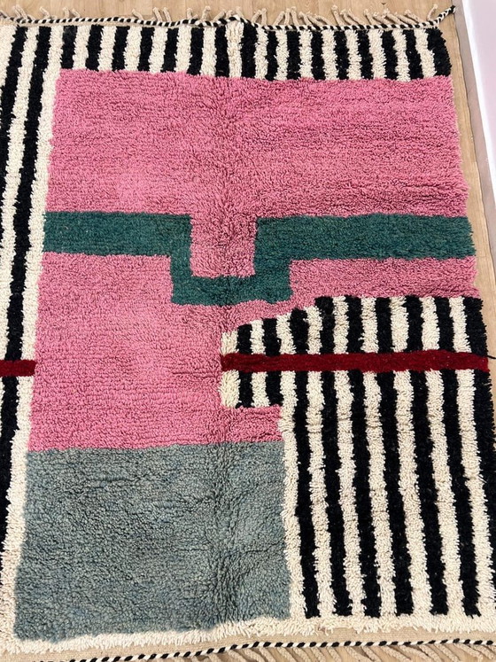 Image 1 of Alfombra Beni Mrirt de Marruecos, tejida a mano en pura lana, 250 x 250 cm.
