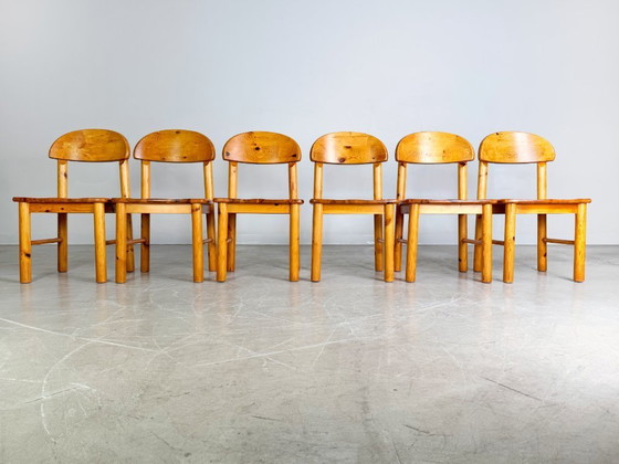 Image 1 of Set di 6 sedie Rainer Daumiller Sedia del Medioevo in pino vintage