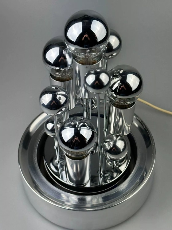 Image 1 of 60s 70s table lamp ball lamp Doria "Big Ball" glass space age design