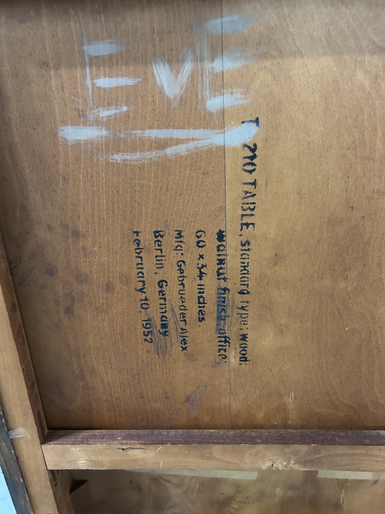American Post-War Government Agency HICOG – Gebrueder Alex, Desk, Wood (photo 8 of 9)