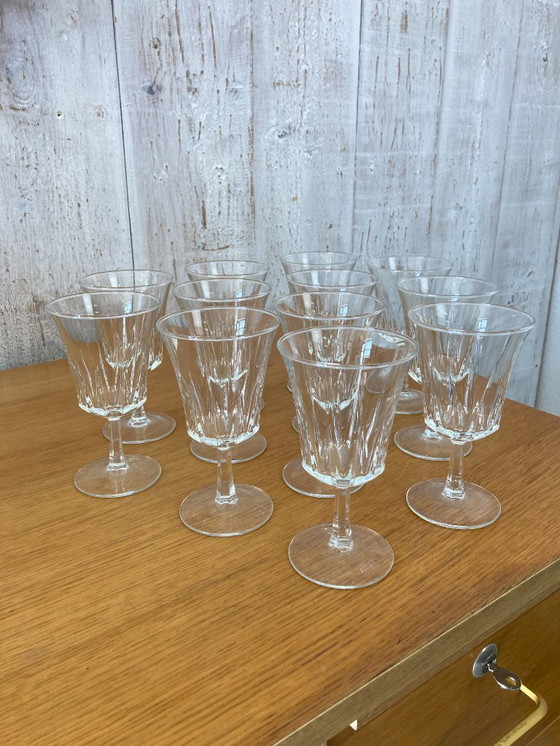 Image 1 of Set di 12 bicchieri di cristallo con scatola originale.