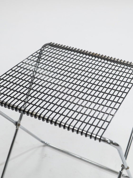 Image 1 of 2x tabourets pliants par De Marco & Rebolini pour Robots, Italie, 1970