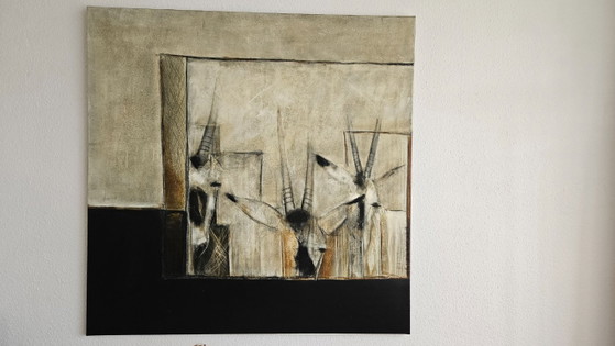 Gemälde „Oryx“, Beate Emanuel, 2003 – Gemälde & Zeichnungen, Canvas (photo 3 of 6)