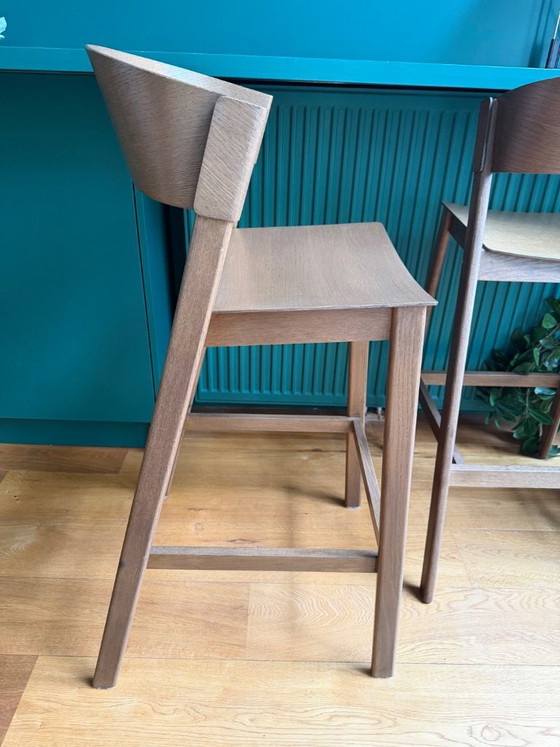 Image 1 of Muuto Cover bar stool oak (2 pieces)