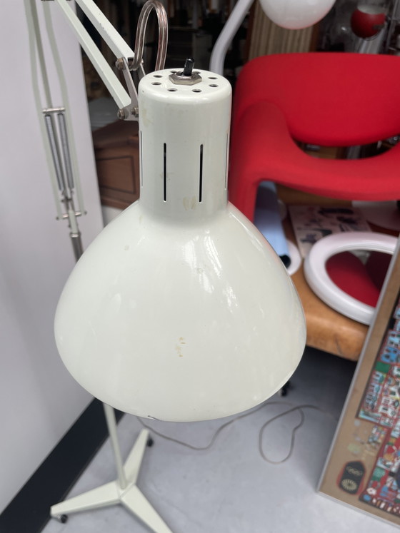 Hala Bureaulam Verrijdbaar, Jaren 70 – Vloerlampen, Metal, Chrome (photo 7 of 10)
