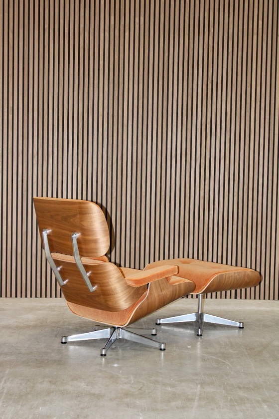 Image 1 of Vitra Eames Lounge Chair + Ottoman - Calma Cognac