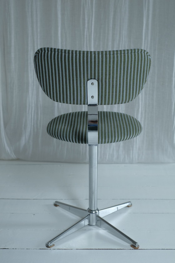 Image 1 of Sedie da pranzo cromate (nello stile di Rudi Verelst)