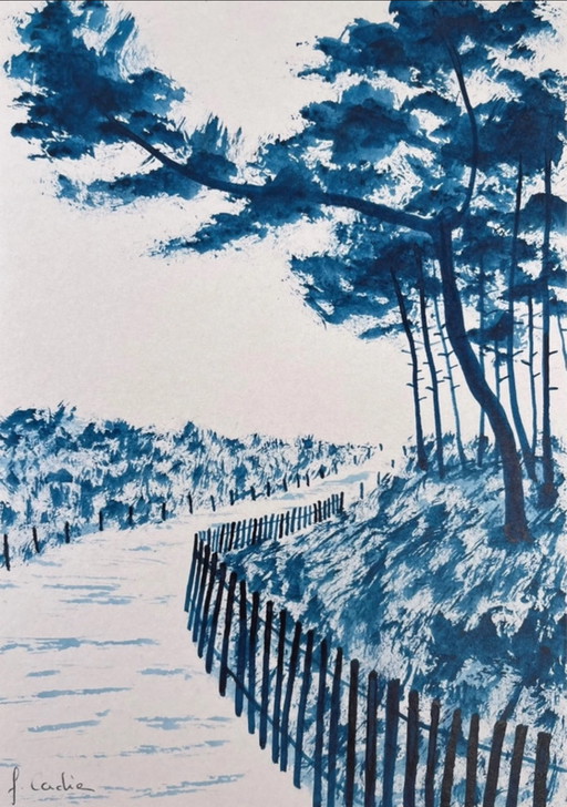 Artist's sketch 21x15cm