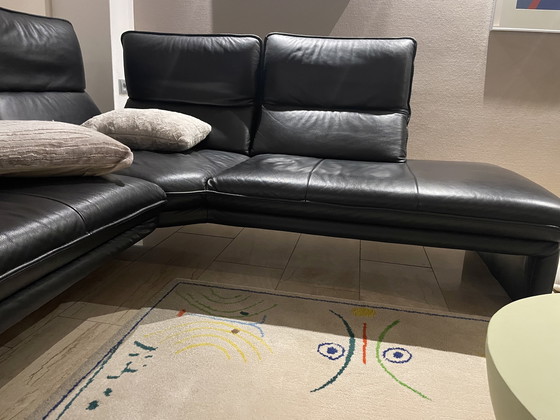 Image 1 of W.Schillig Corner Sofa Black Longlife