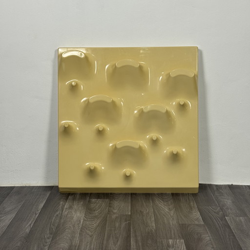 Porte-manteau rectangulaire conçu par De Pas, D'Urbino & Lomazzi pour Longato, Italie, années 1960