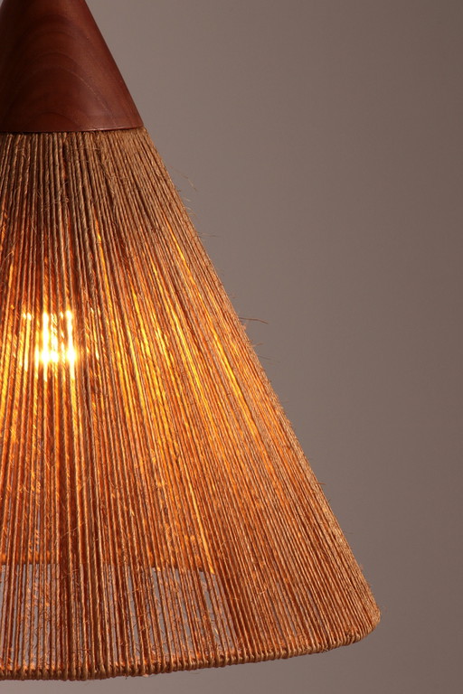 Lampe pendante de Mid Century par Temde-Leuchten, 1960s