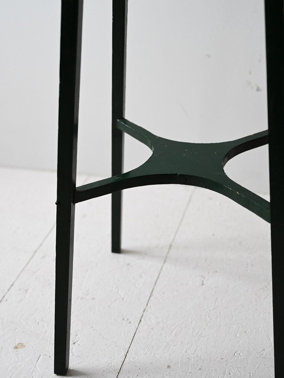 Image 1 of Piedistallo in legno dipinto svedese d'epoca