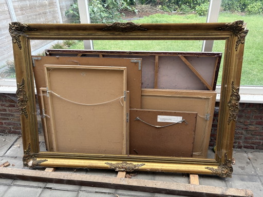 Large gilded Baroque frame