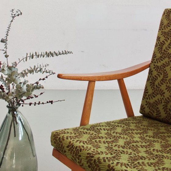 Image 1 of Een paar fauteuils uit het midden van de 20e eeuw, Tsjechoslowaakse TON-fabriek, vintage jaren 60/70.