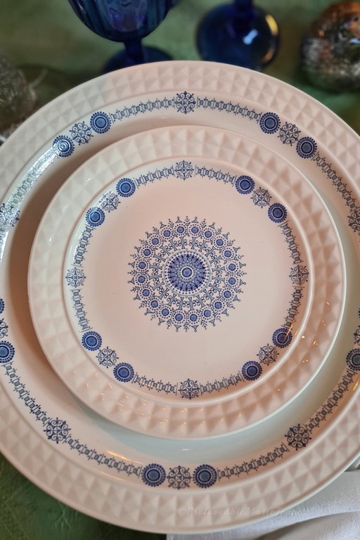 28 Pontesa The Castilian Collection Granada bordato - 2 set - Ironstone