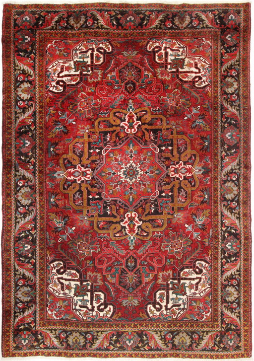 Original hand-knotted Persian carpet Heriz 337 x 240 cm