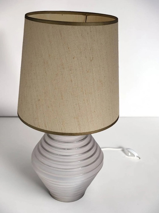 Frosted glass lamp, France, circa 1930-50 – Table lamps, Crystal, Art Deco (photo 3 of 9)