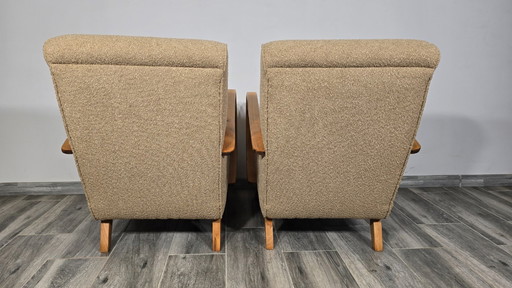 Lounge Chairs from Jindrich Halabala, Set of 2