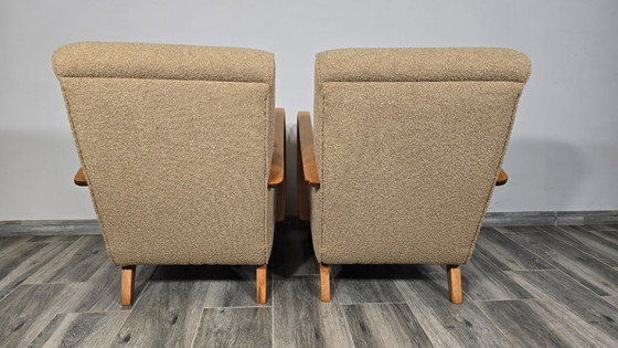 Image 1 of Lounge Chairs from Jindrich Halabala, Set of 2