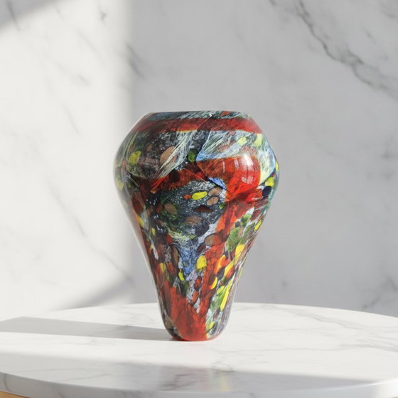 Rare Dino Martens For Aureliano Toso Murano Tutti Frutti Vase - 1950s – Glass, Murano Glass (photo 13 of 18)