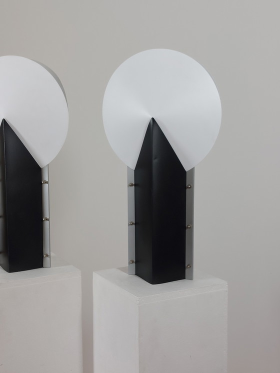 Image 1 of 2 lámparas de mesa Slamp Moon de Samuel Parker de los años 90