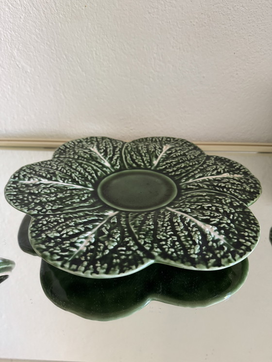 Image 1 of Caldas vintage ceramic green cabbage soup tureen