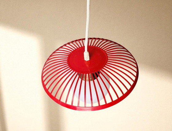Image 1 of Retro rode keuken hanglamp