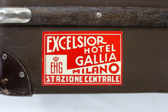 Grande valigia vintage con adesivi originali, anni '50 – Oggetti decorativi, Other (photo 7 of 20)
