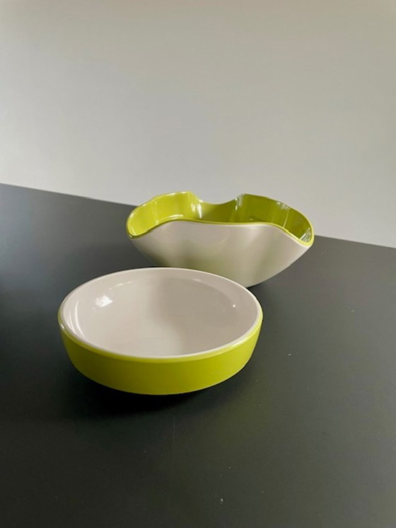 Image 1 of Joseph Joseph Double Dish serving bowls set design