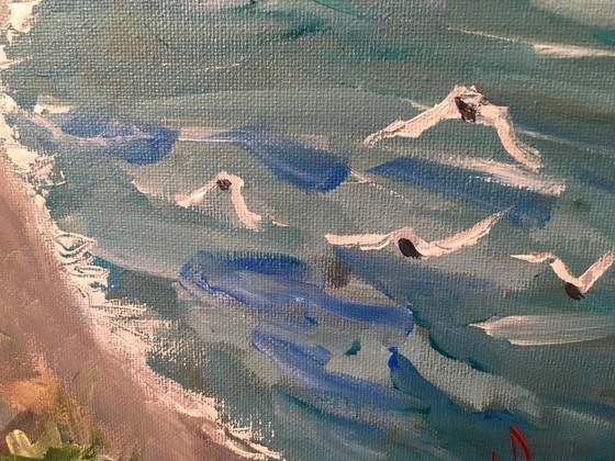 Image 1 of Philippe Laurent – ​​Ansicht von Étretat – Gemälde des Künstlers