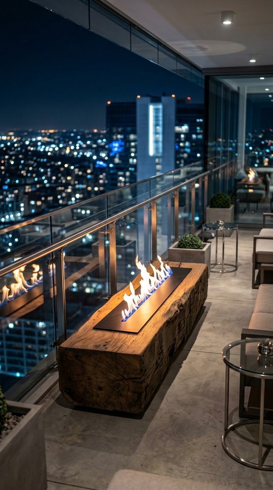 Chimenea/Viga de fuego/Fuego de terraza – Objetos decorativos, Iron (photo 6 of 7)