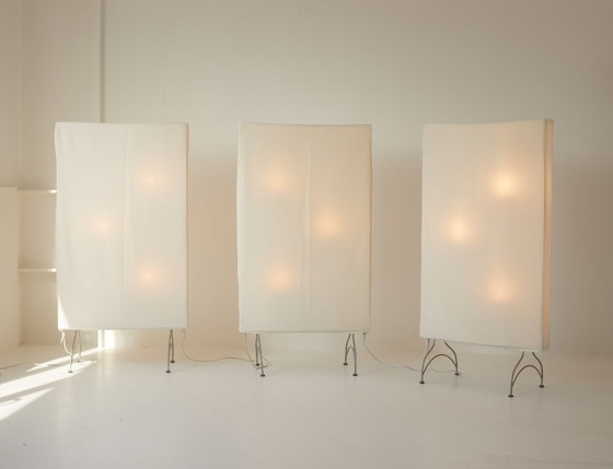 Image 1 of Lámpara de pie Dunker de Ikea, pantalla luminosa de diseño Hagberg, alrededor de 2005
