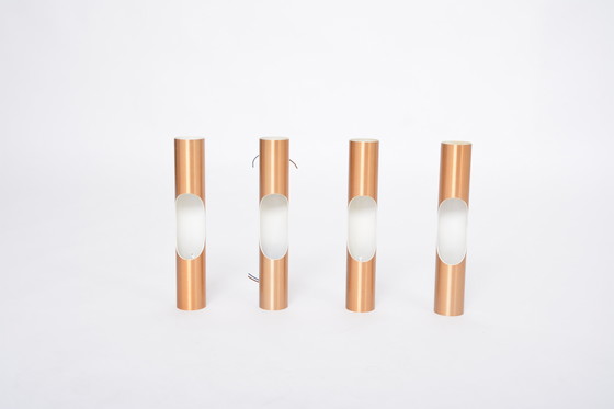Image 1 of Mid Century Fuga Metall-Wandleuchten von Maija Liisa Komulainen für Raak, 1964, 4er-Set