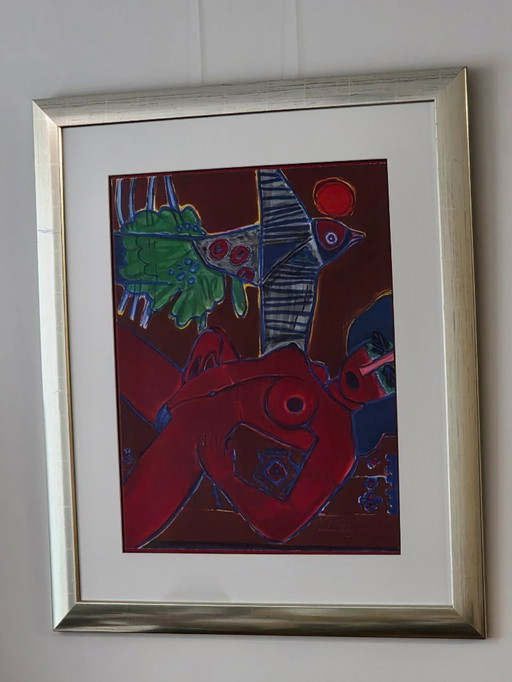 Corneille - Image D'un été - Hand signed - 1987