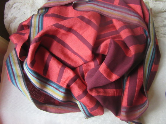 Vintage Paul Smith Long Scarf unisex, Decorative Objects, Textile, Multi Color (photo 6 of 8)