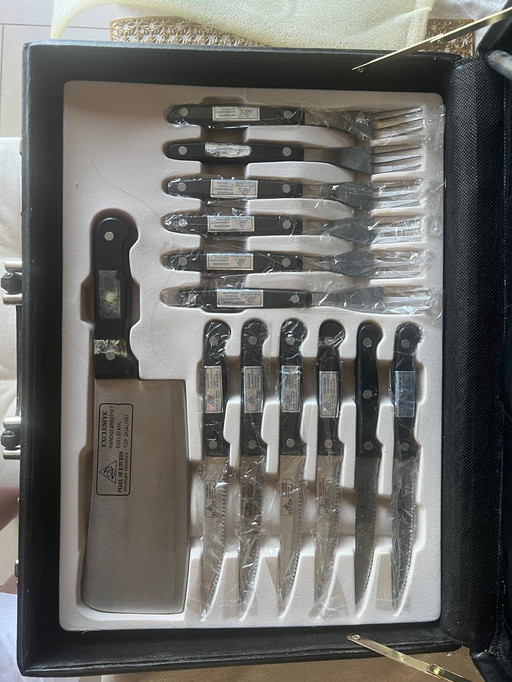 Solingen Knife Case 24 Set New